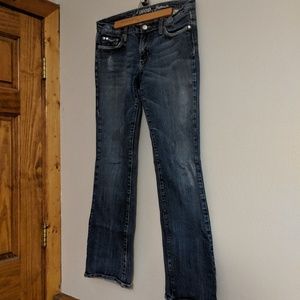 Vigoss Premium Distressed Boot Cut Jeans Size 9/10